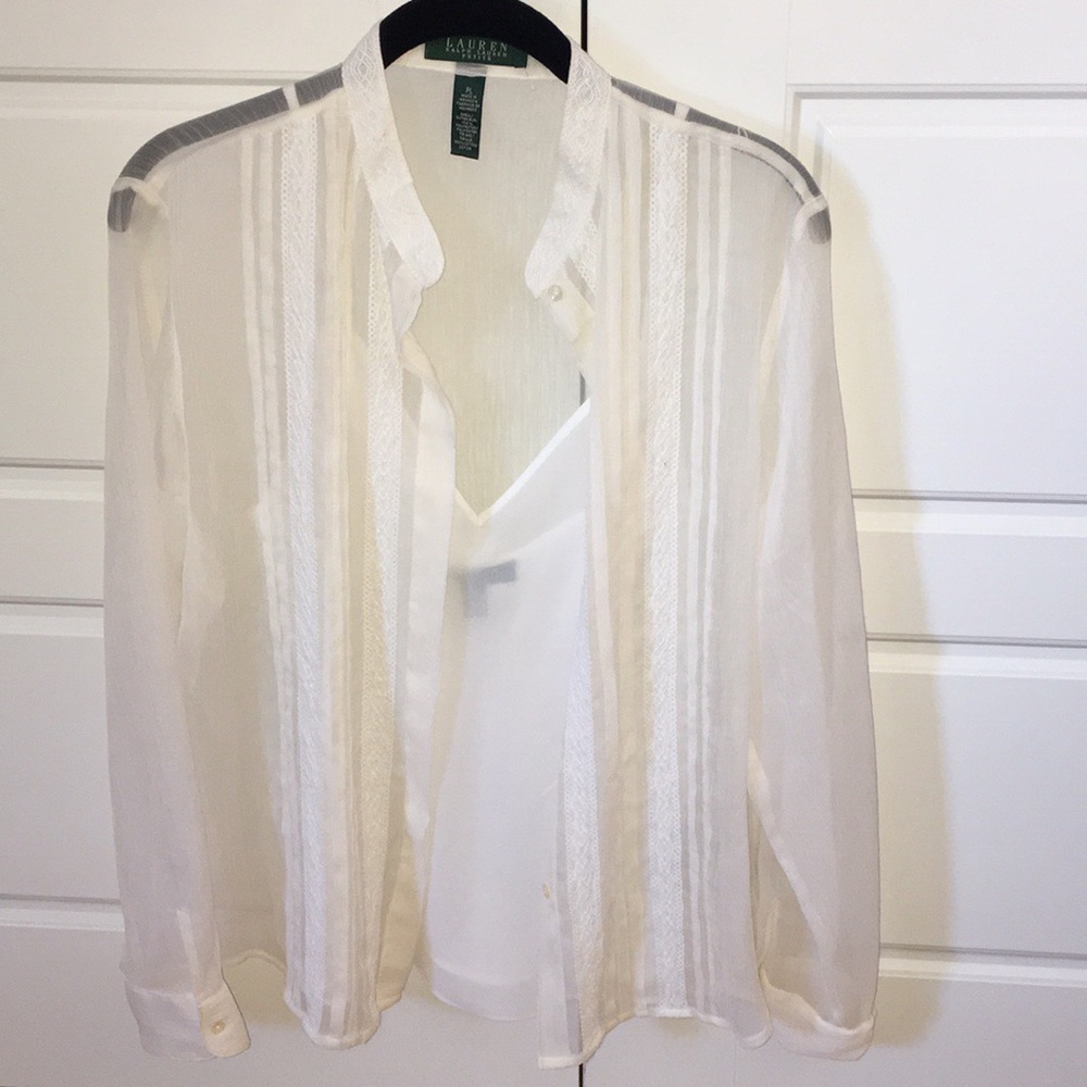 NWOT Ralph Lauren blouse/under tank